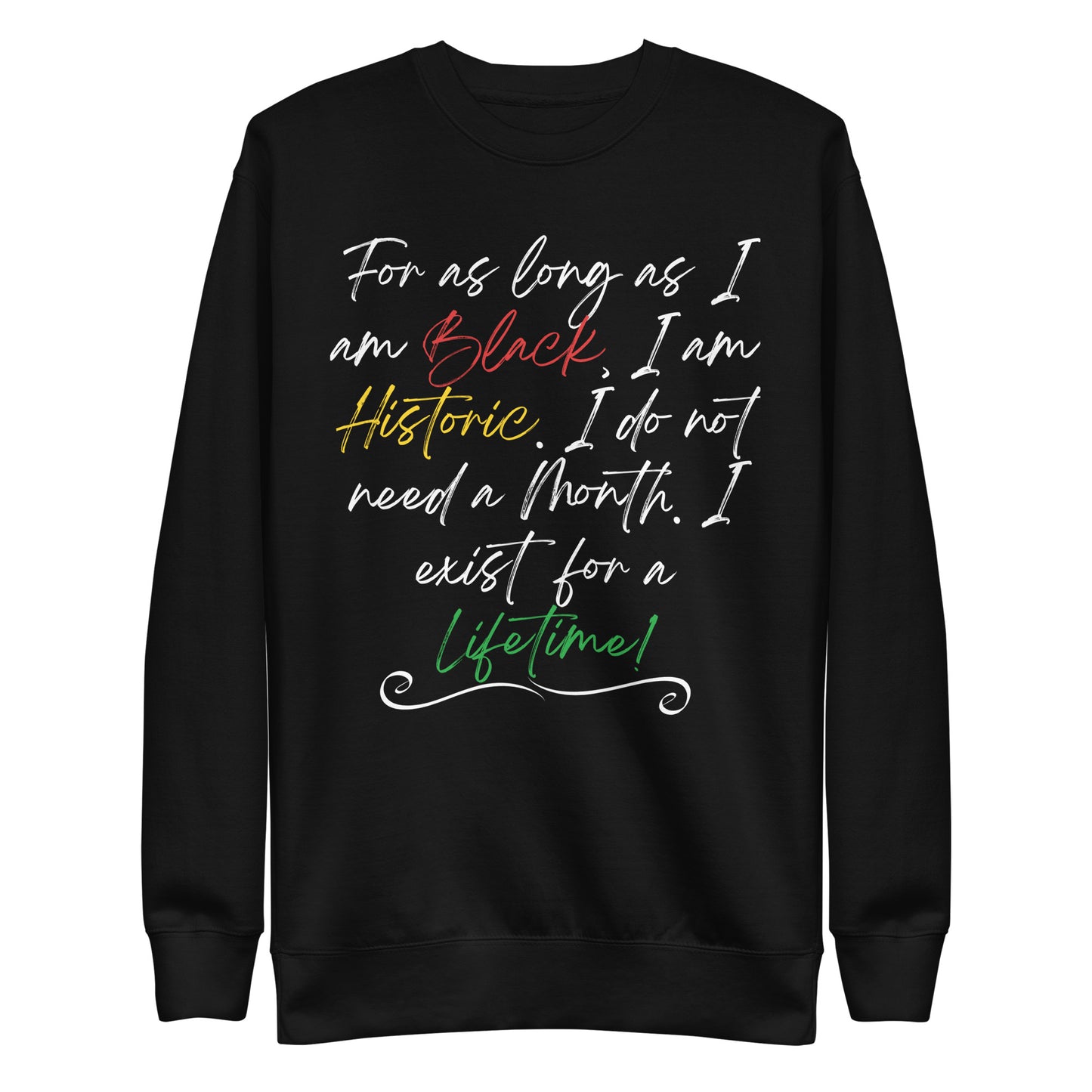 Unisex "Black History" Sweatshirt