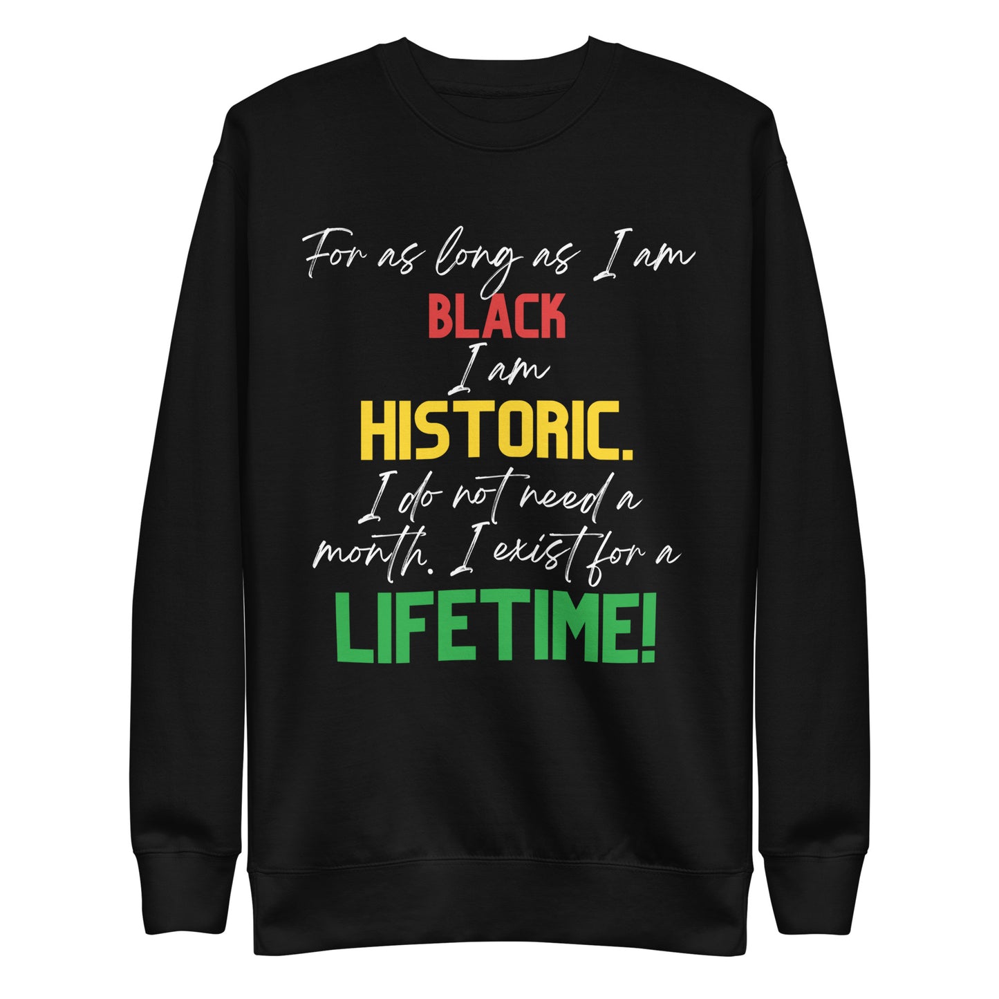 Unisex "Black History" Sweatshirt