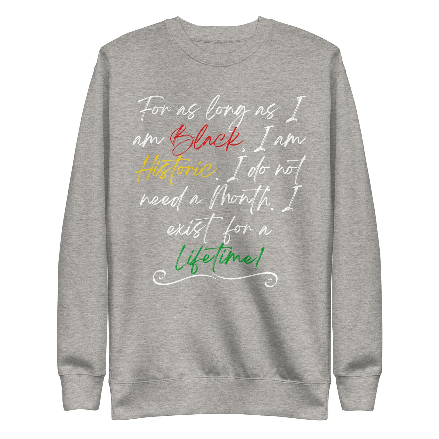 Unisex "Black History" Sweatshirt