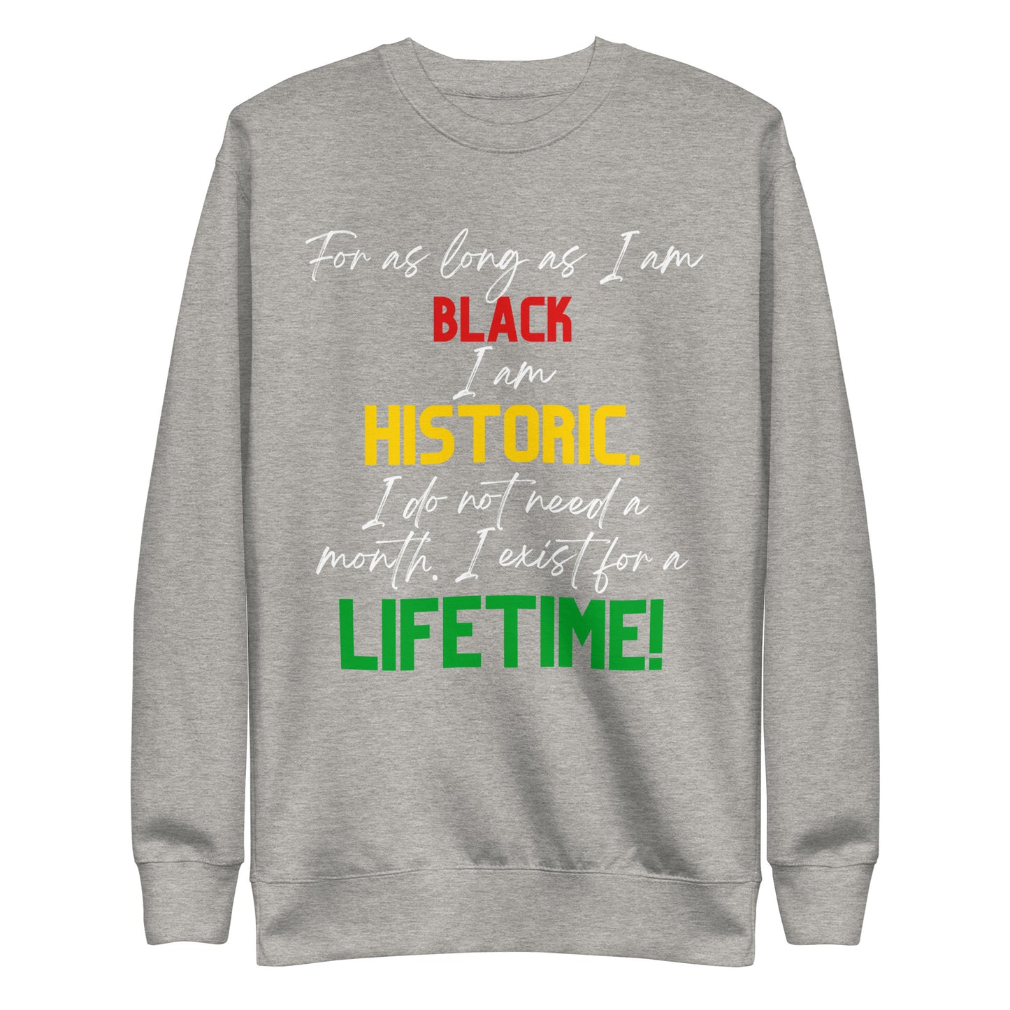 Unisex "Black History" Sweatshirt