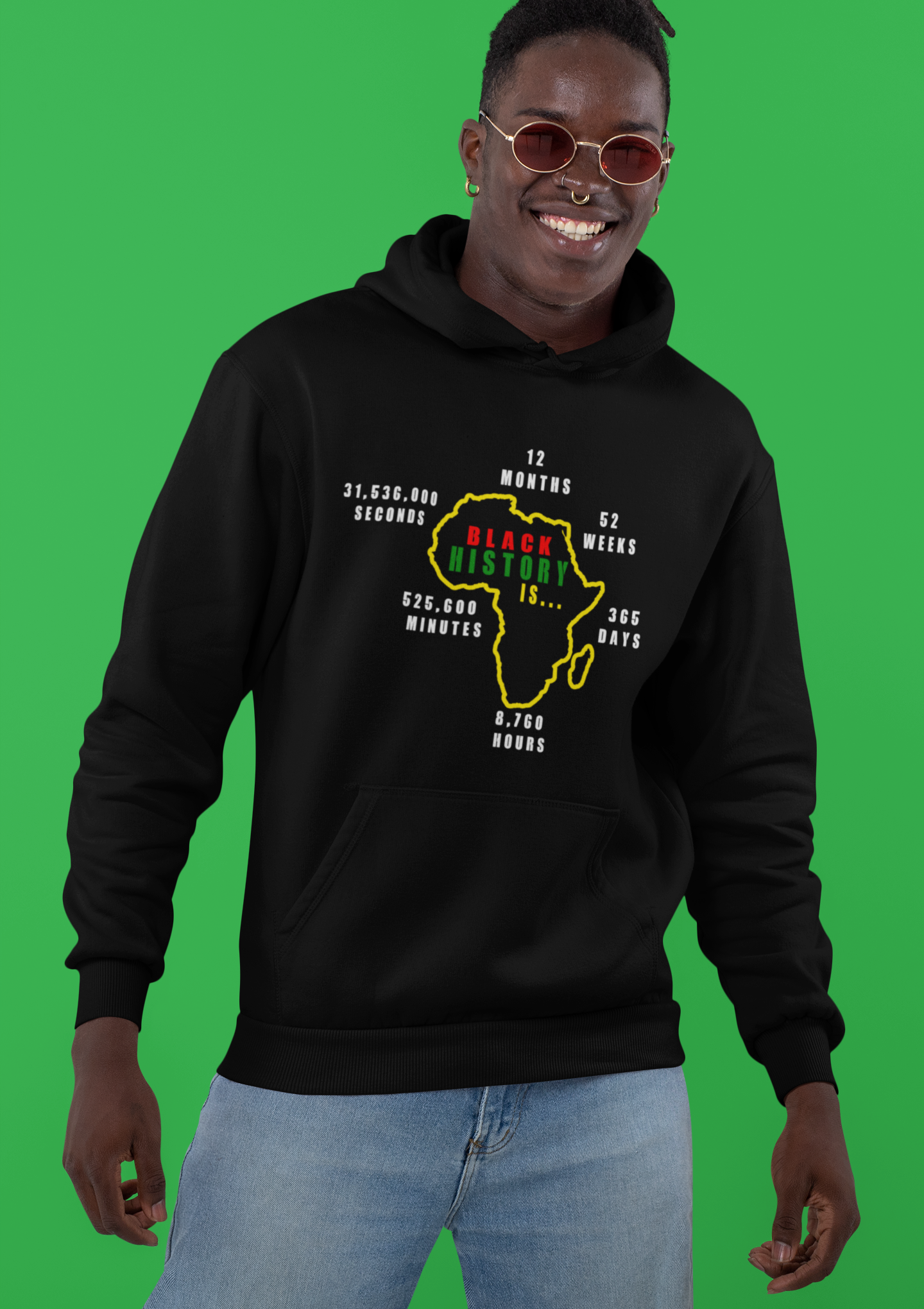 Black History Adult Unisex Hoodie