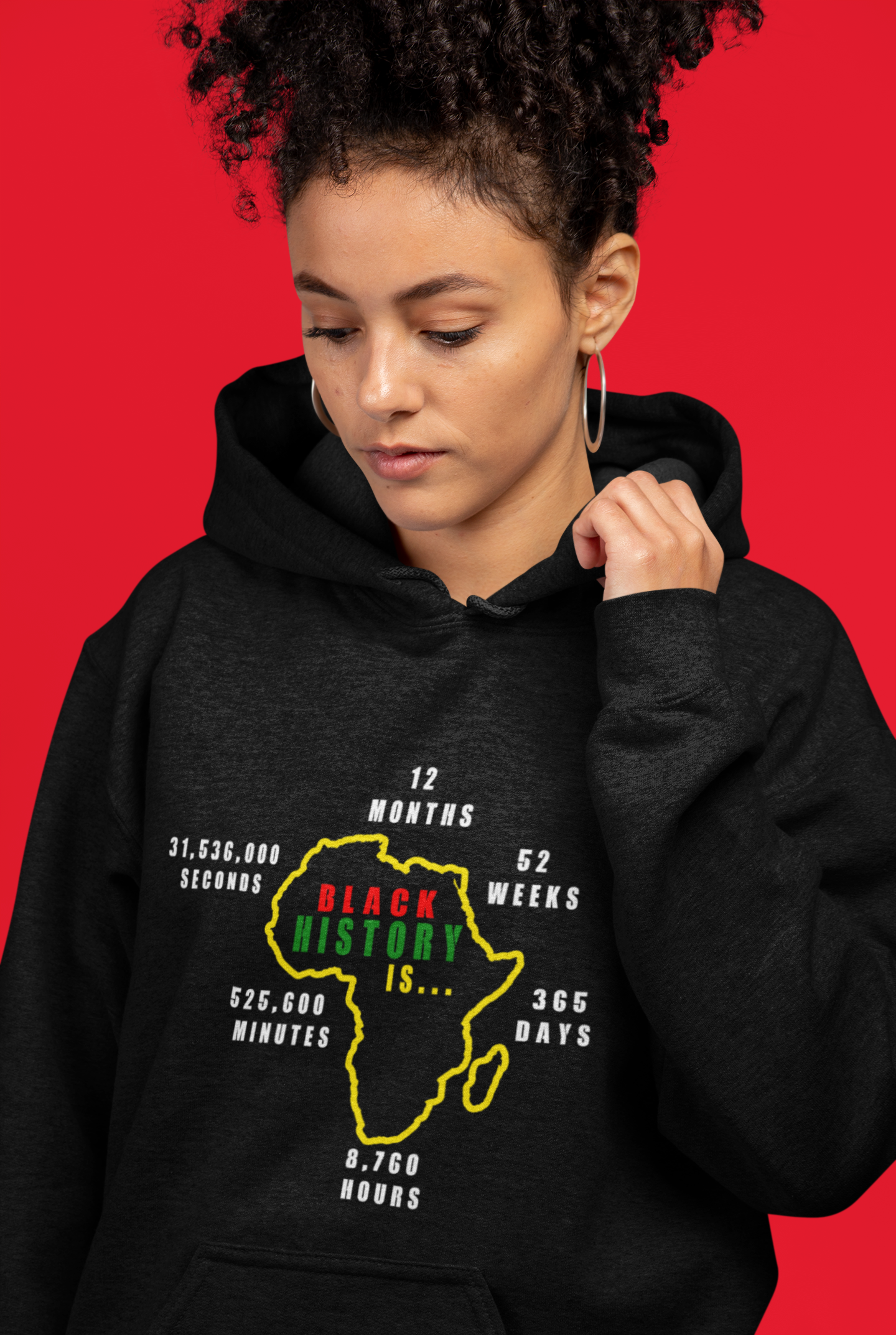 Black History Adult Unisex Hoodie