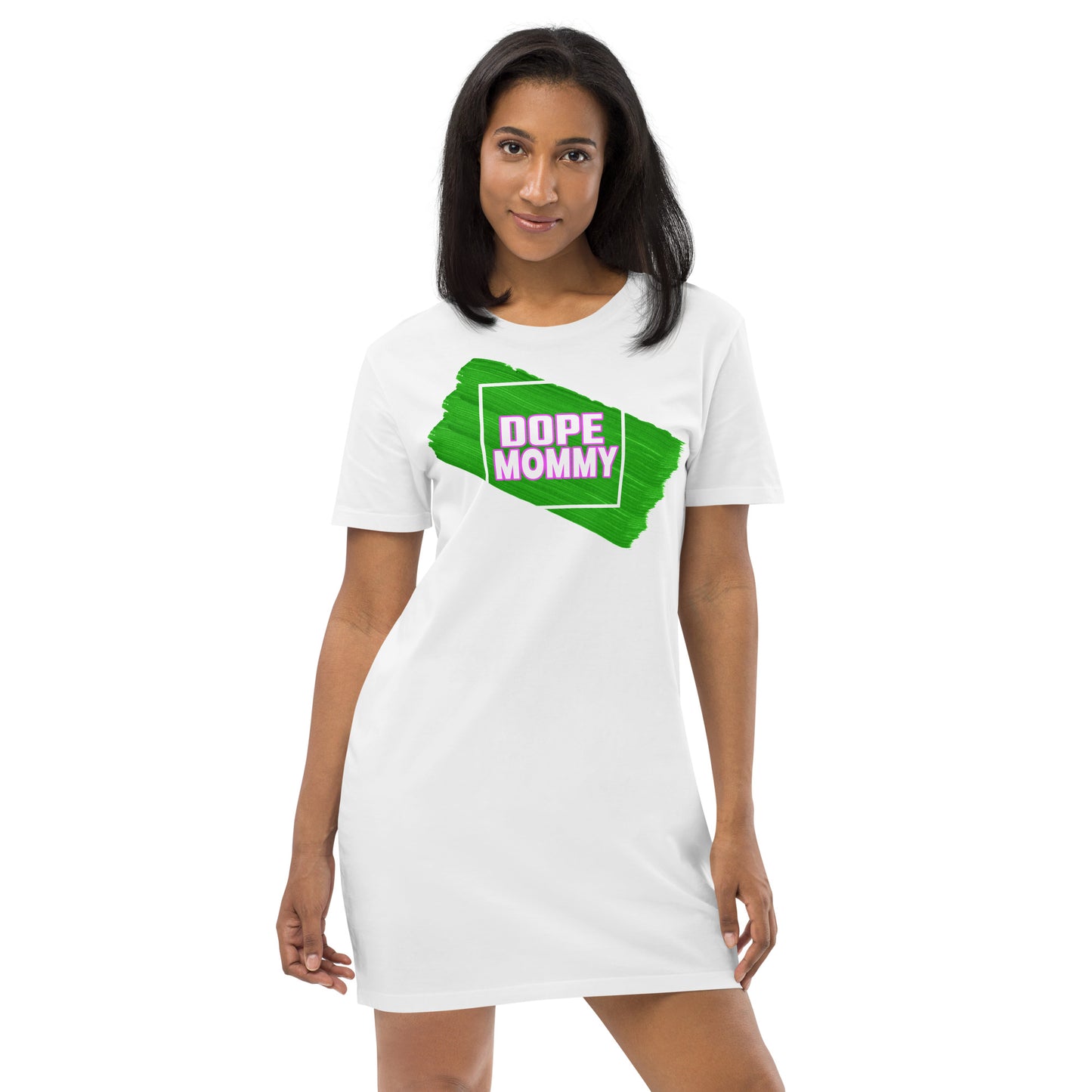 Adult "Dope Mommy" T-shirt Dress