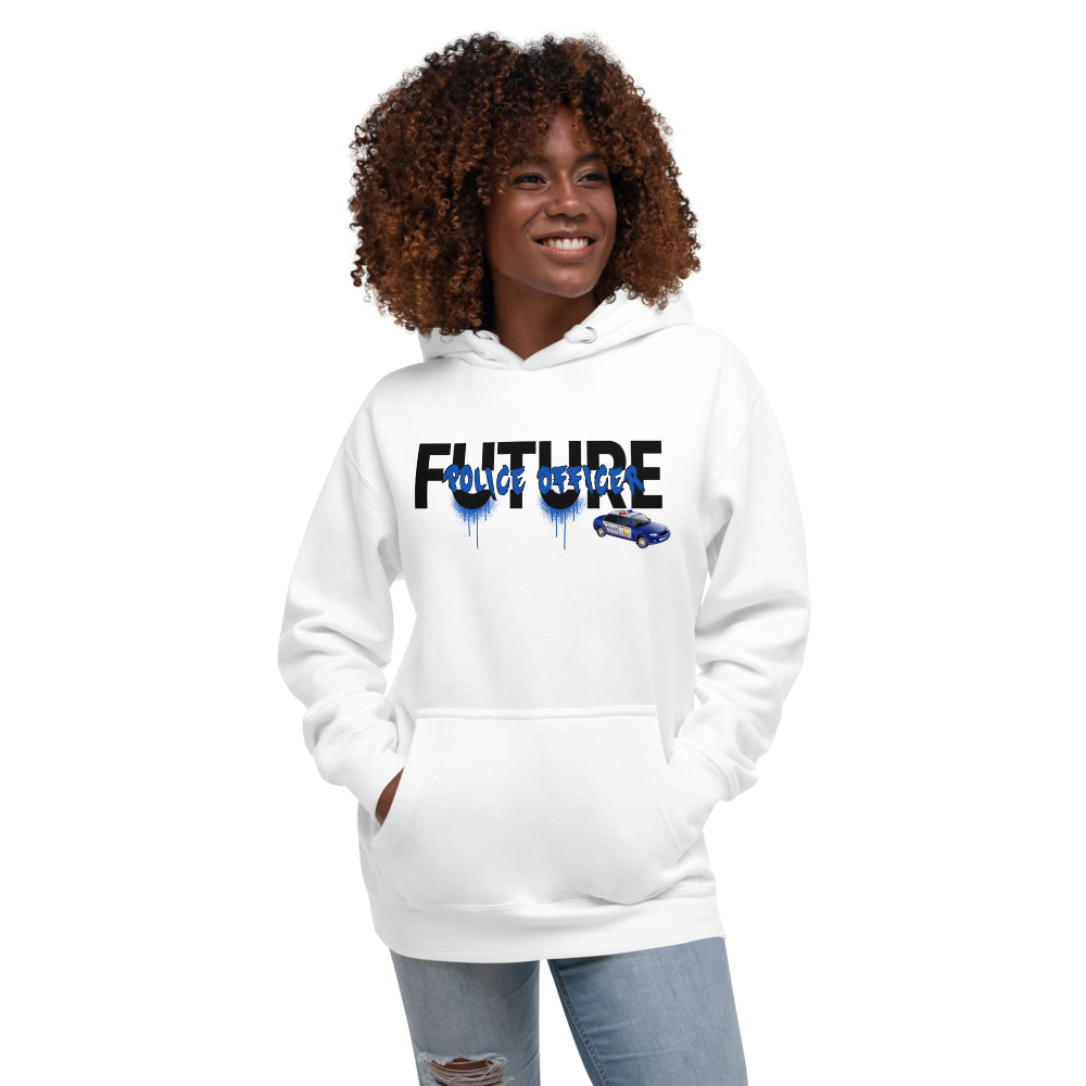 Future Police Officer Adult Hoodie