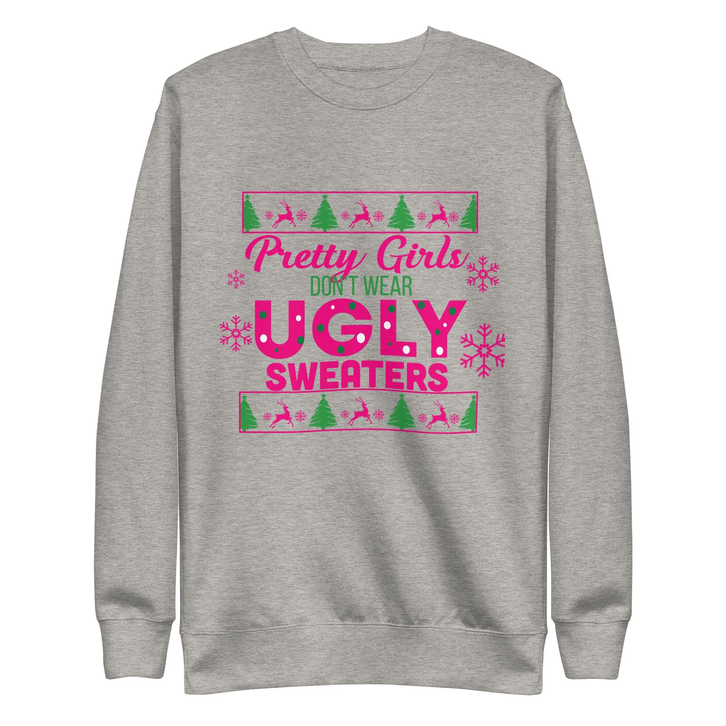 Adult Christmas "Pretty Girls" Sweatshirt