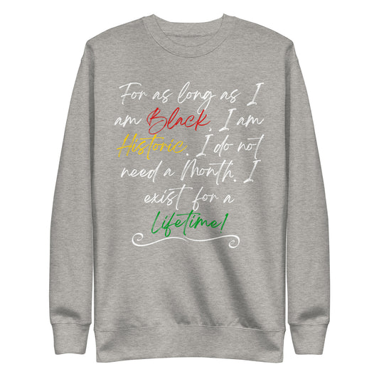 Unisex "Black History" Sweatshirt