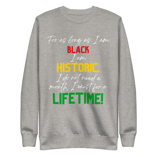 Unisex "Black History" Sweatshirt
