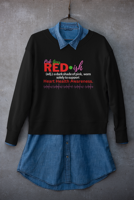 Adult "Pink Goes Red" Sweatshirt