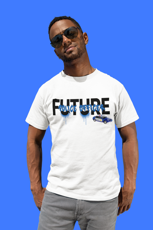 Future Police Officer Adult T-Shirt