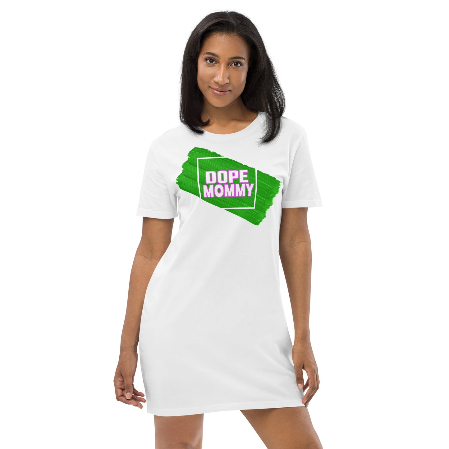 Adult "Dope Mommy" T-shirt Dress