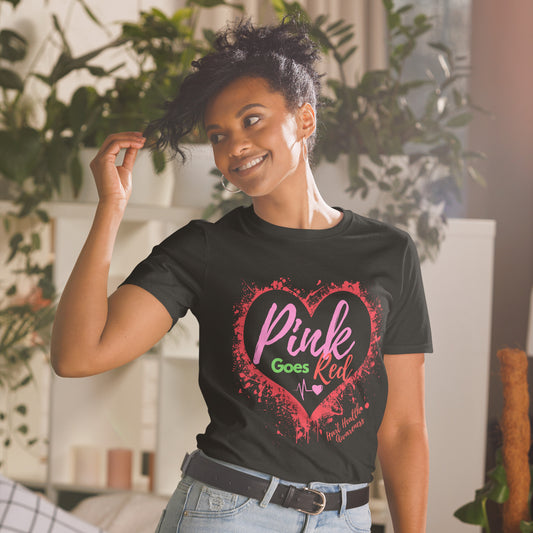 Adult "Pink Goes Red" T-Shirt