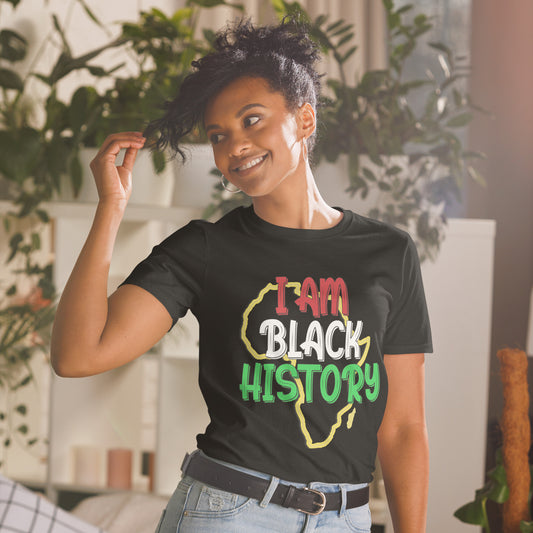 Short-Sleeve Adult Unisex "Black History" T-Shirt