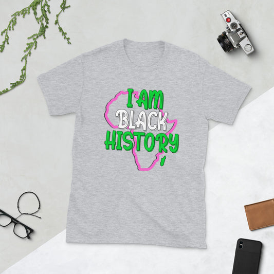 Adult "I Am Black History" T-Shirt