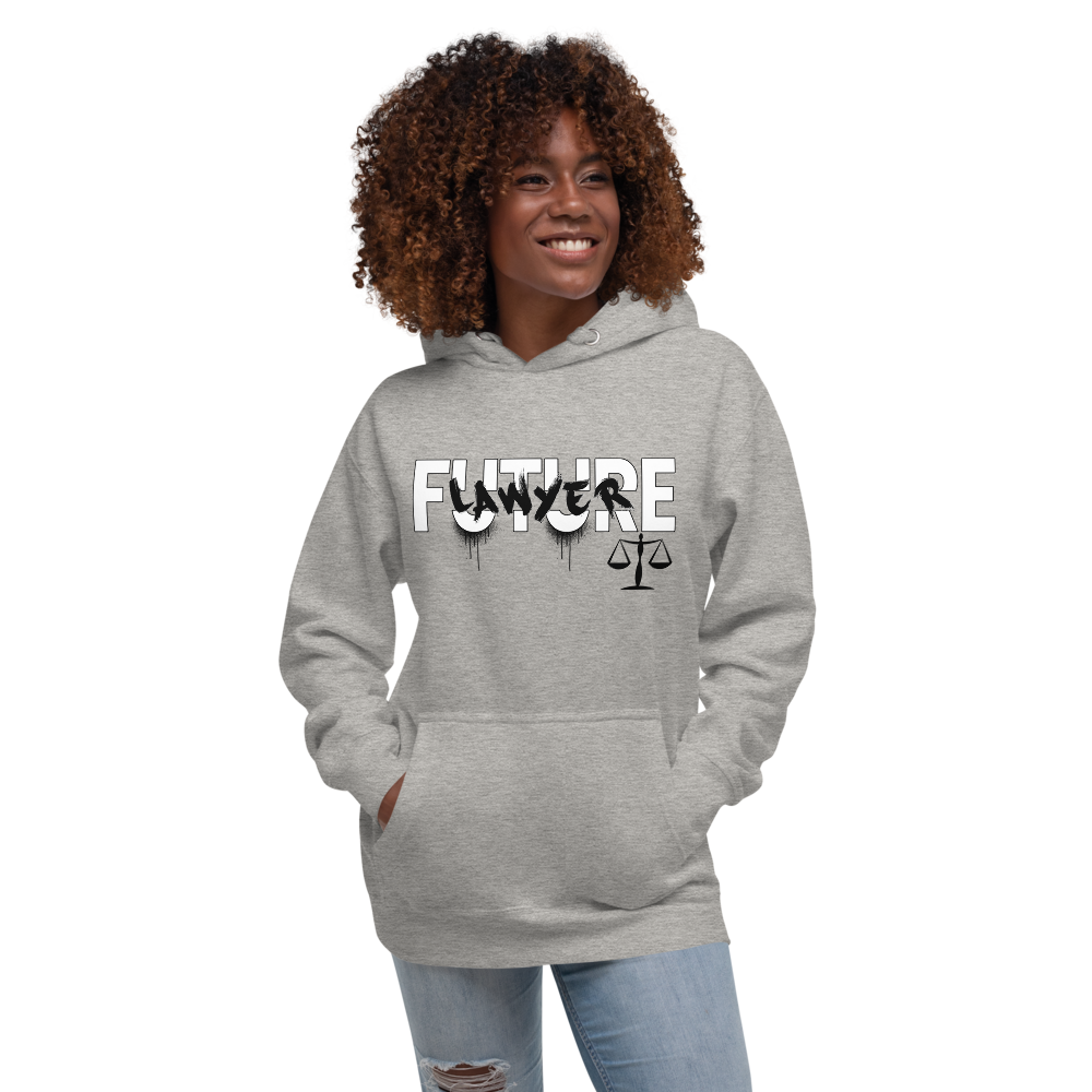 Future Lawyer BW Adult Hoodie
