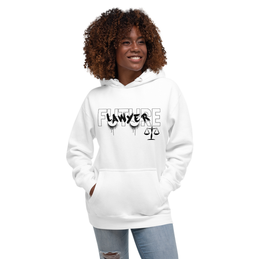 Future Lawyer BW Adult Hoodie