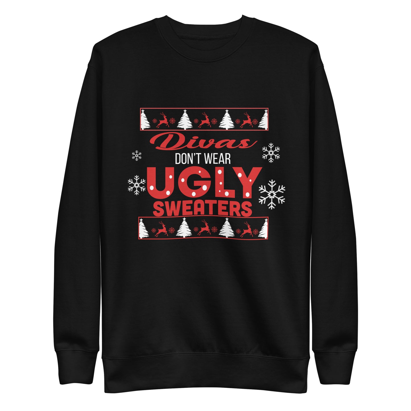 Adult "Diva" Christmas Sweatshirt