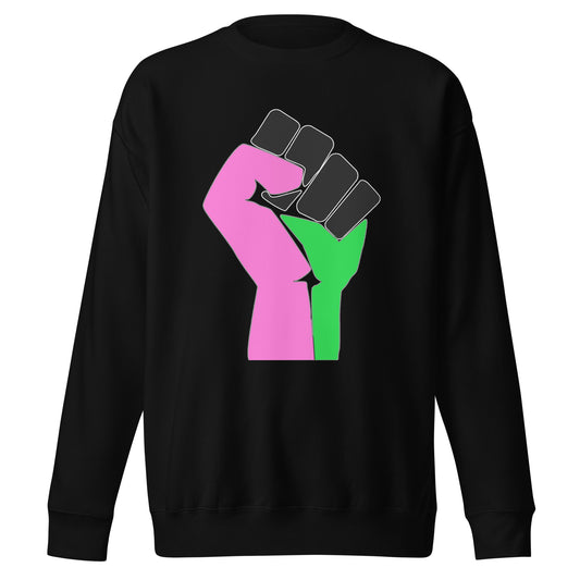 Adult Black History  "Raised Fist" Sweatshirt